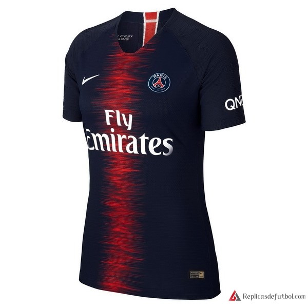 Camiseta Paris Saint Germain Primera equipación Mujer 2018-2019 Azul